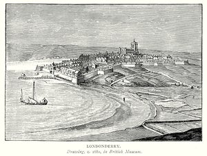 Londonderry (gravyr) av English School