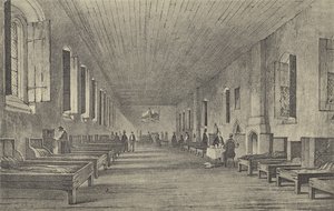 Långa kammaren, 1844 (gravyr) av English School