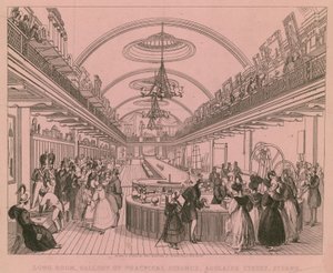 Long Room, Gallery of Practical Science, Adelaide Street, Strand, London av English School