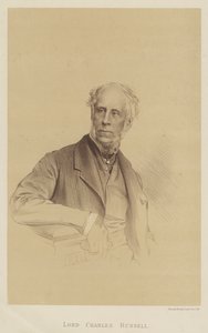 Lord Charles Russell (litho) av English School