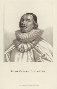 Lord Keeper Littleton av English School