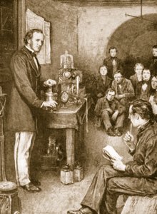 Lord Kelvin började sina vetenskapliga undersökningar i Glasgow i en vinkällare som han omvandlade till ett laboratorium av English School