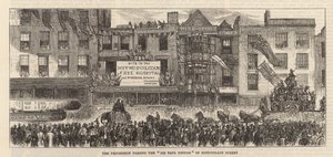Lord Mayors Day: Processionen passerar Sir Paul Pindar av English School