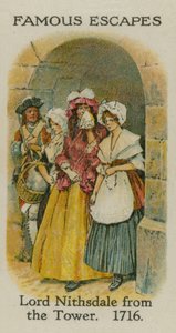 Lord Nithsdale från tornet, 1716 av English School