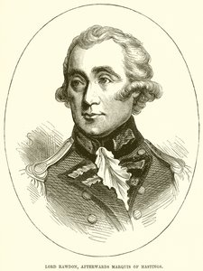 Lord Rawdon, efteråt markisen av Hastings av English School