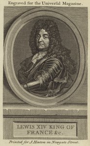 Ludvig XIV, kung av Frankrike av English School
