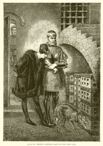 Ludvig XI besökte kardinal Balue under järnåldern av English School