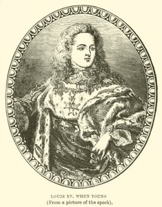 Ludvig XV när han var ung av English School