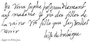loise de bretaigne av English School
