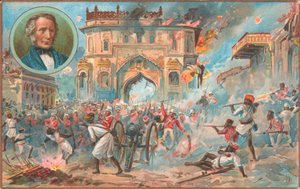 Lucknow, indiskt myteri, 1857 av English School