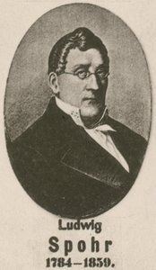 Ludwig Spohr (gravyr) av English School