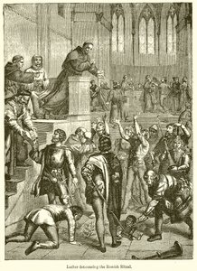 Luther fördömer den romska ritualen av English School