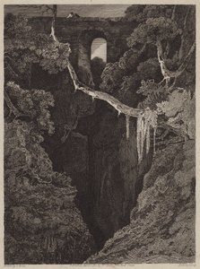 Lydford Bridge (gravyr) av English School