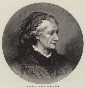 Madame Clara Schumann (gravyr) av English School