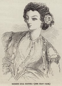 Madame Lola Montes (gravyr) av English School