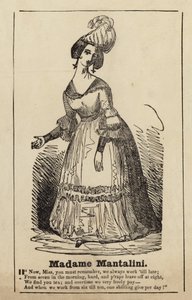 Madame Mantalini från Nicholas Nickleby av English School