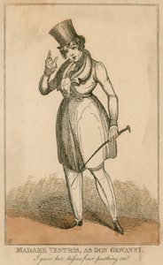 Madame Vestris som Don Giovanni av English School