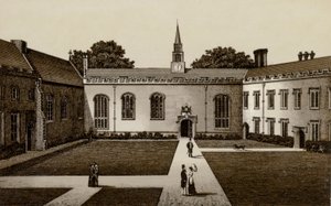 Magdalen College (litho) av English School
