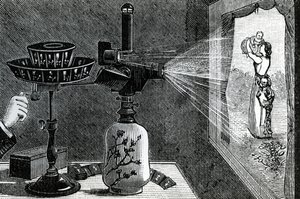 Magic Lantern projicerar en moderscen av English School