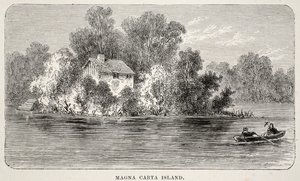 Magna Carta Island av English School