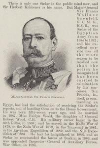 Generalmajor Sir Francis Grenfell (gravyr) av English School