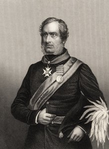 Generalmajor Sir Henry Havelock, från "The History of the Indian Mytery" publicerad 1858 av English School