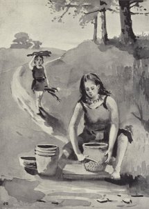 Göra keramik (litho) av English School