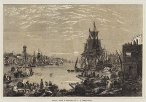 Malta (färg litho) av English School