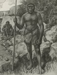 Man vars skalle upptäcktes i Rhodesia 1921 av English School