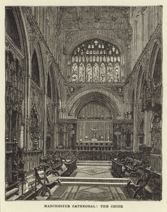 Manchester Cathedral, kören av English School
