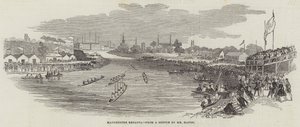 Manchester Regatta (gravyr) av English School