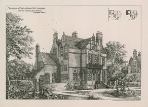 Herrgård vid Wandsworth Common av English School