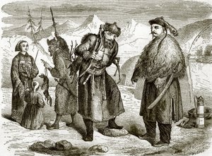 Mantchurianer och Tungusians i distriktet trans-Baikal av English School