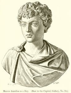 Marcus Aurelius som pojke. (Byst i Capitolium, Galleri, nr 70)