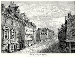 Mardol Street, Shrewsbury (gravyr) av English School