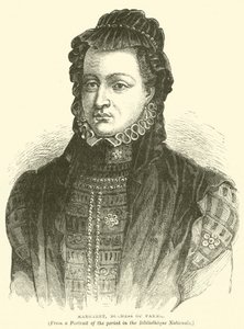 Margareta, hertiginna av Parma (gravyr) av English School
