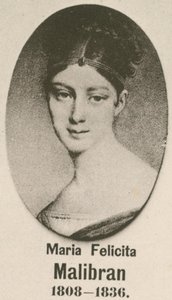 Maria Felicita Malibran (gravyr) av English School