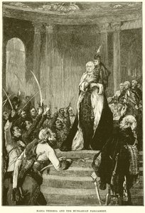 Maria Theresa och det ungerska parlamentet av English School
