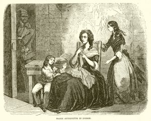 Marie Antoinette i fängelset av English School