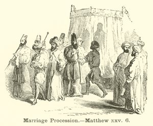 Marriage Procession, Matthew, xxv, 6 av English School