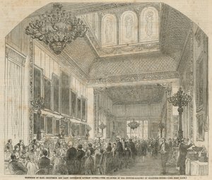 Äktenskap mellan Earl Grosvenor och Lady Constance Leveson Gower av English School