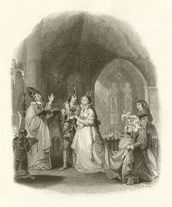 Henrik VII:s äktenskap med Elizabeth av York av English School