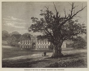 Gift of the Duke of Norfolk, Donington Park, Derbyshire (gravyr) av English School