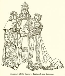Giftermål mellan kejsar Fredrik och Leonora av English School