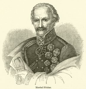 Marskalk Blucher (gravyr) av English School