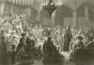 Martin Luther på Diet of Worms av English School