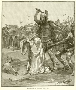 Martyrium av Alphege av English School
