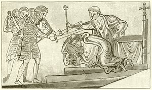 S. Thomas av Canterburys martyrskap av English School