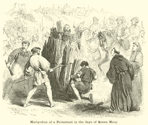 En protestants martyrskap på drottning Marys dagar av English School