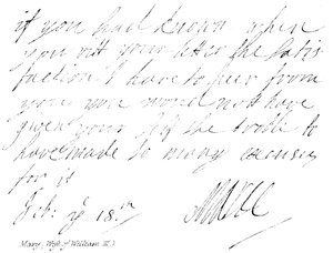 Mary, (hustru till William III) av English School